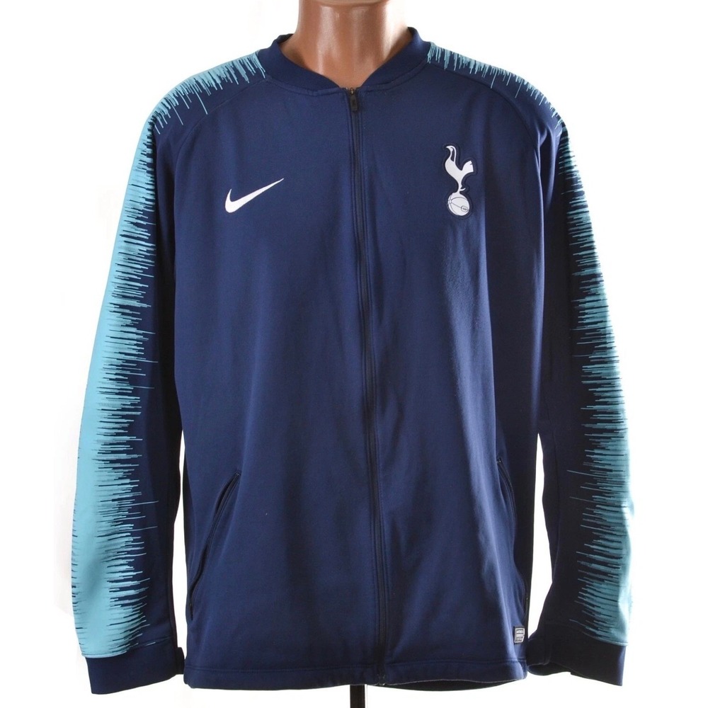 Nike Tottenham Hotspur FC Anthem Track Football Soccer Jacket Mens L Navy Blue